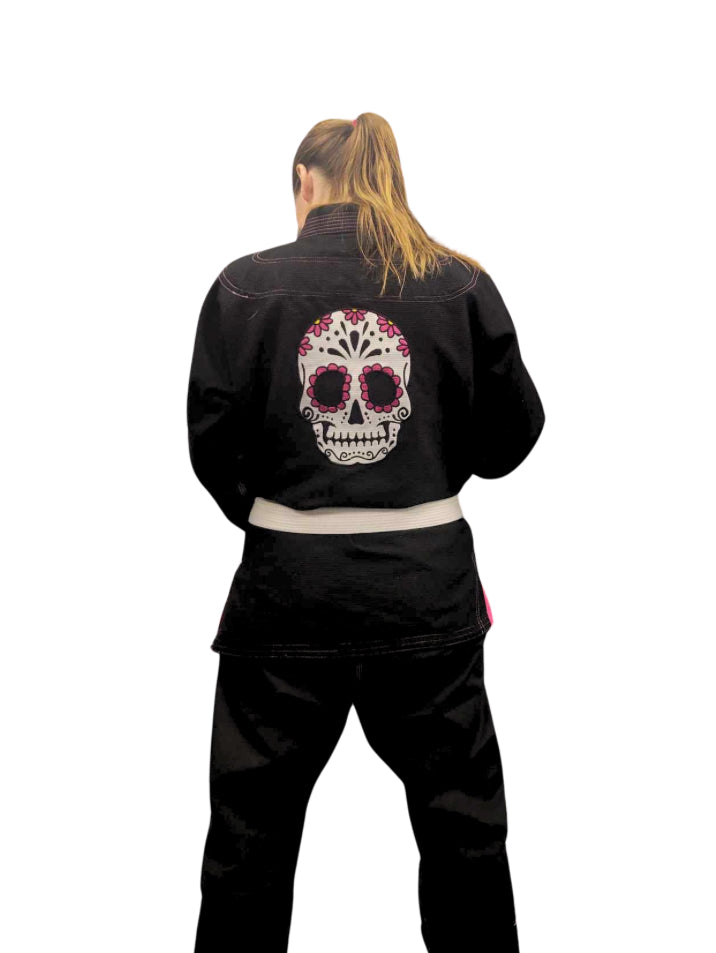 Sugar Skull Black | Kids Gi