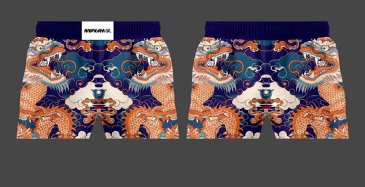 Amethyst Dragon MMA Shorts | Women