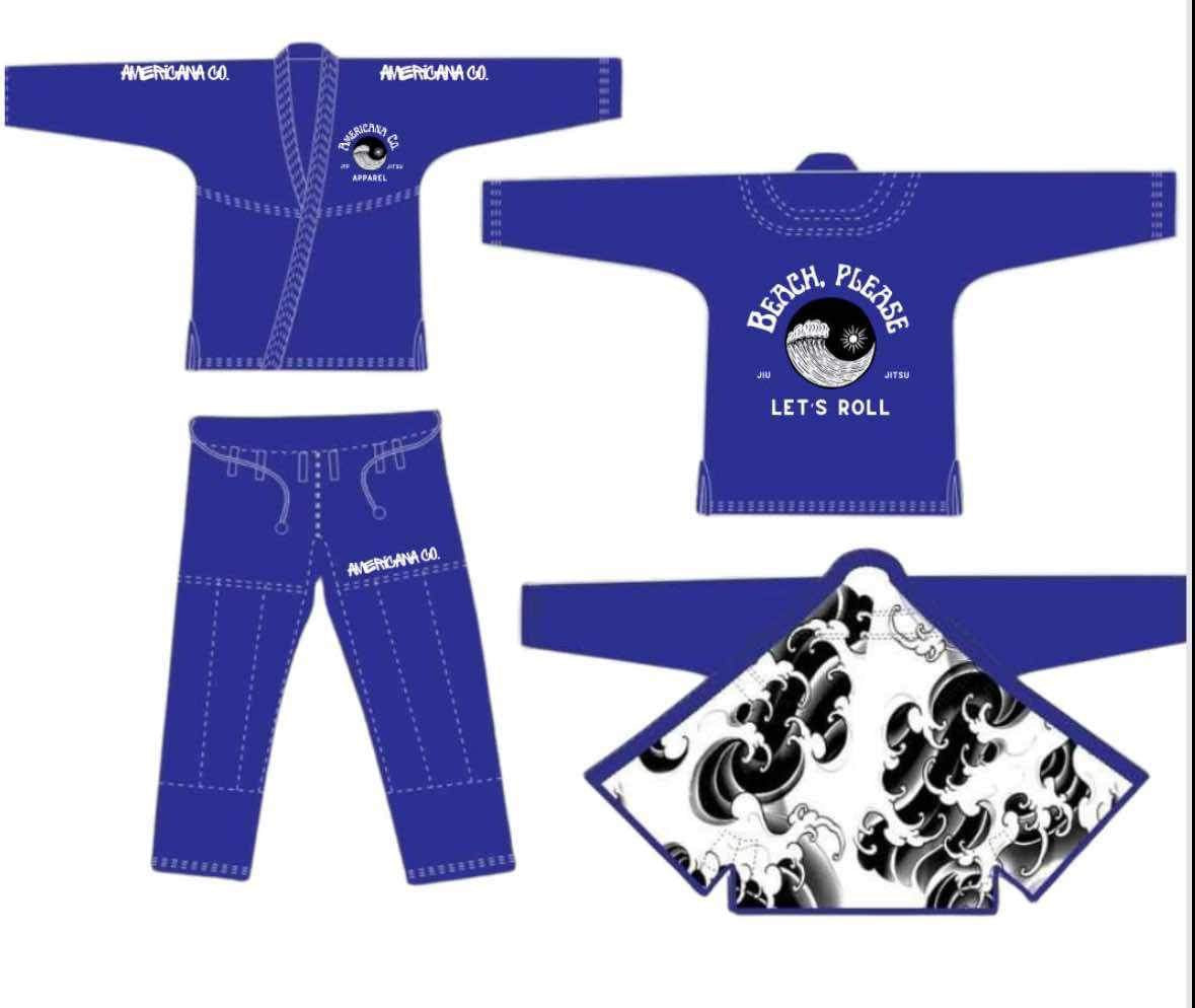 Beach, Please Blue | Adult Gi